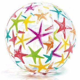 Надувной мяч Intex 59050 Звездочки (61 см) Lively Print Balls Разноцветный