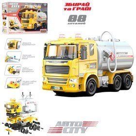 Детский конструктор Бензовоз Limo Toy KB 021 Желтый