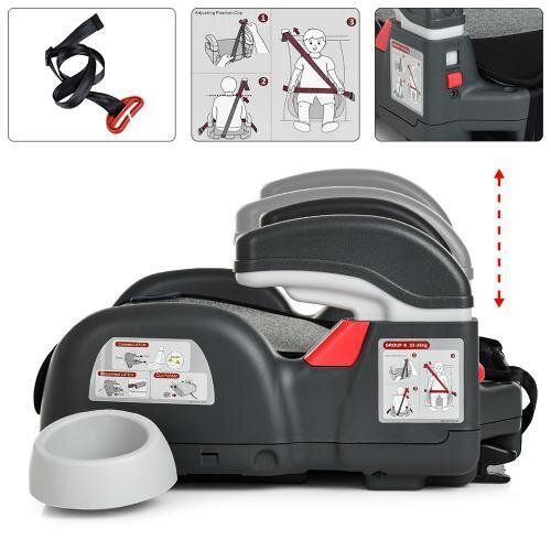 Бустер El Camino Roro Isofix ME 1144 Dark Grey