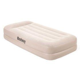 Надувная кровать Bestway 67694 Tritech Airbed 191-97-42 см, со встроенным электронасосом Бежевый