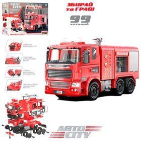 Детский конструктор Пожарная машина Limo Toy KB 023 Красный