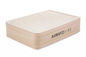 Надувная кровать двуспальная Bestway 69054 Alwayzaire Fortech (203х152х51см) встроенный электронасос 220В с автоподкачкой