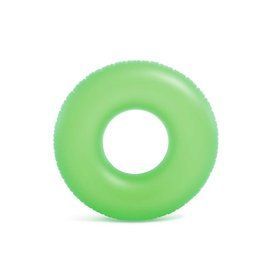 4Надувной круг Intex 59262 (91 см) Neon Frost Tubes Зелёный
