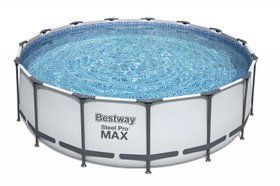 Круглый каркасный бассейн Bestway 56950 (407x107 см) Steel Pro Max