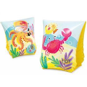 Надувные нарукавники для плаванья Intex 58652 (23х15 см) Подводный мир Осьминоги
