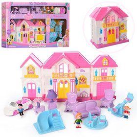 Кукольный домик в наборе Bambi WD-922C-D