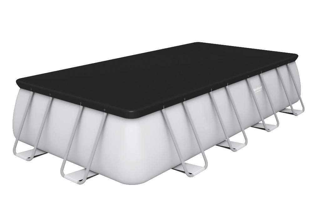 Прямоугольный каркасный бассейн Bestway 56465 Power Steel Frame Pool (549х274х122 см)