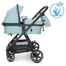 Коляска детская 2в1 ME 1069 ALLIANCE Denim Ash Blue EL CAMINO Голубой