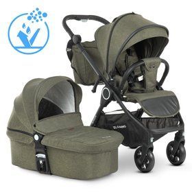 Коляска универсальная 2в1 ME 1085 SAGA Denim Khaki