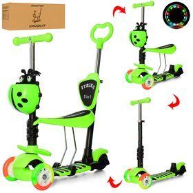 Детский самокат-беговел iTrike JR 3-026-C-GR Green